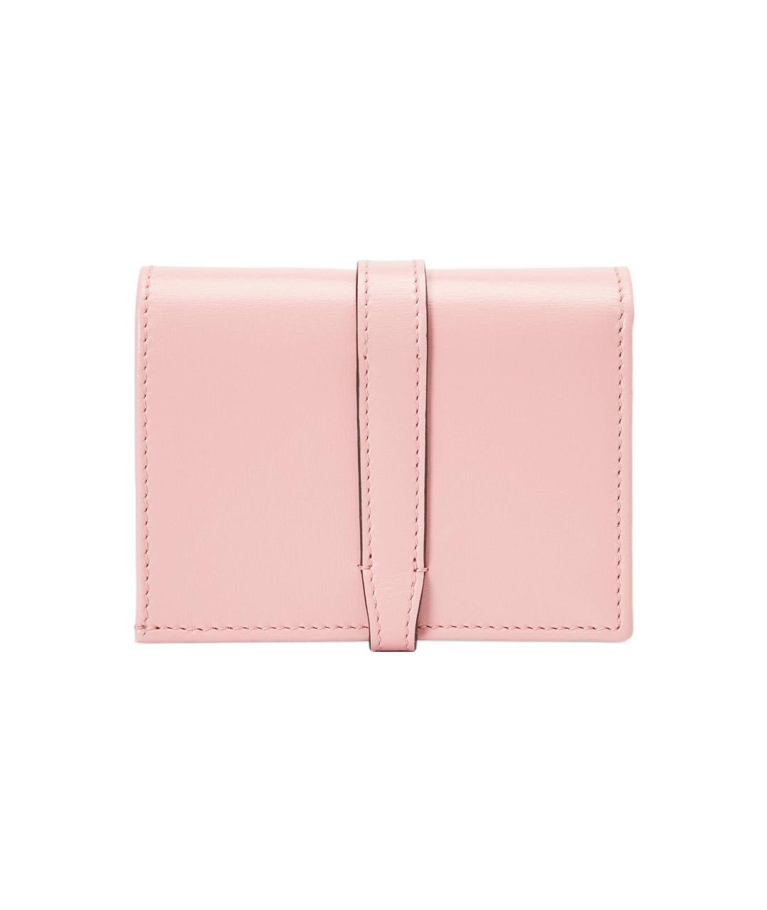 GUCCI Розовый кожаный кардхолдер, фото 3
