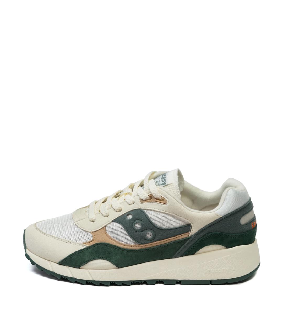 SAUCONY Бежевые замшевые низкие кроссовки / кеды, фото 7