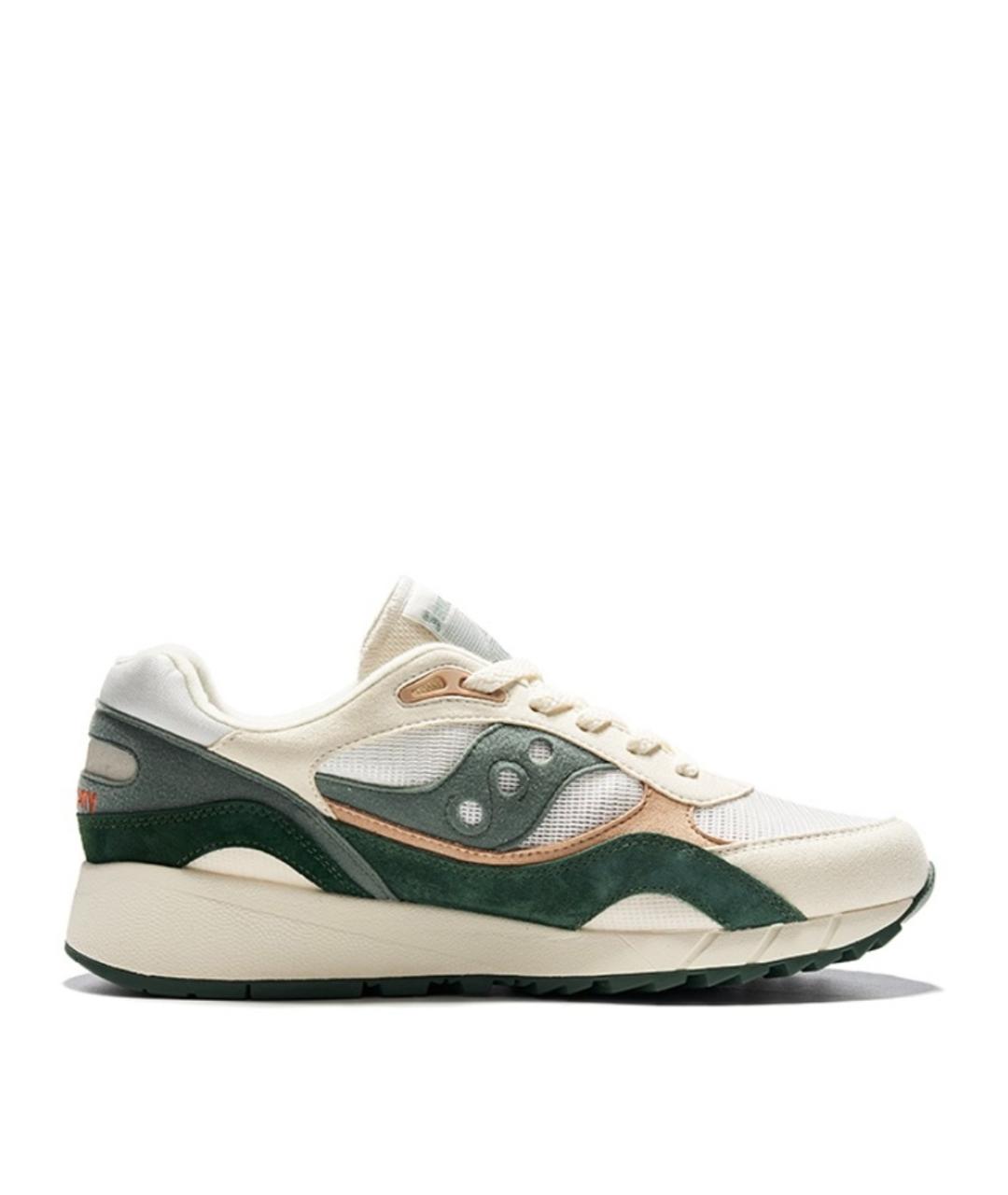SAUCONY Бежевые замшевые низкие кроссовки / кеды, фото 6