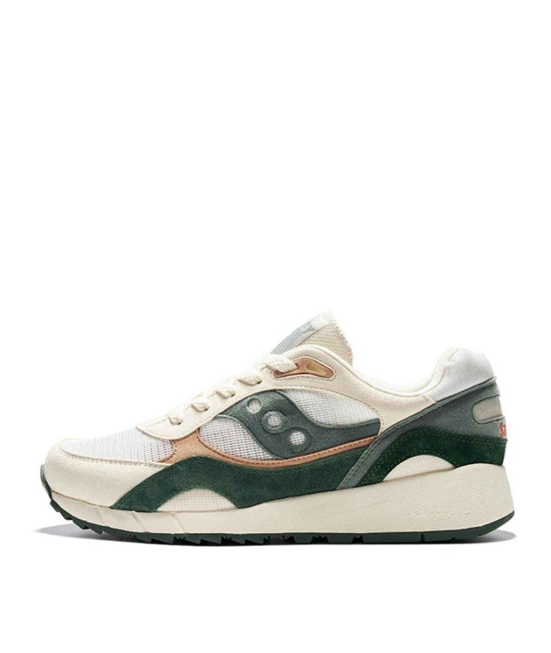 SAUCONY Бежевые замшевые низкие кроссовки / кеды, фото 4