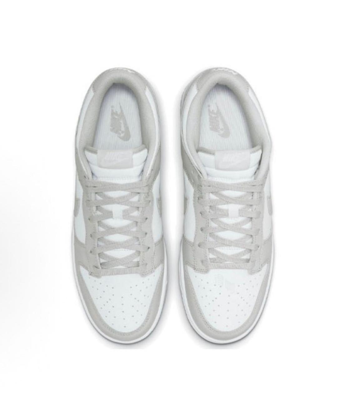 NIKE Серые кожаные низкие кроссовки / кеды, фото 3