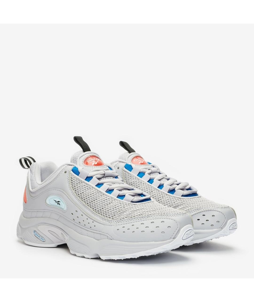 REEBOK Серые текстильные низкие кроссовки / кеды, фото 2