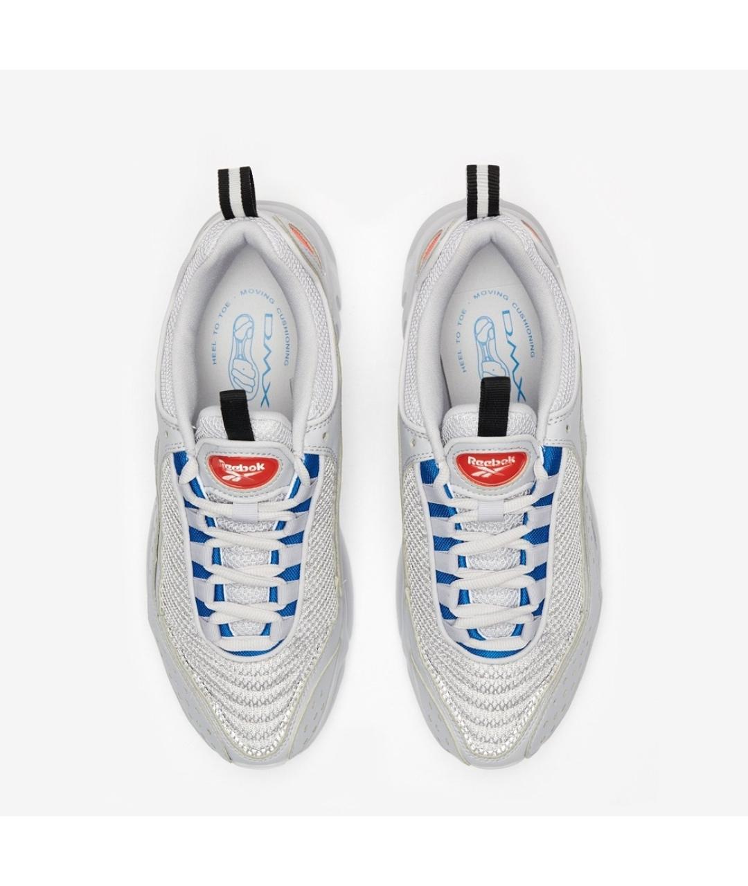 REEBOK Серые текстильные низкие кроссовки / кеды, фото 3