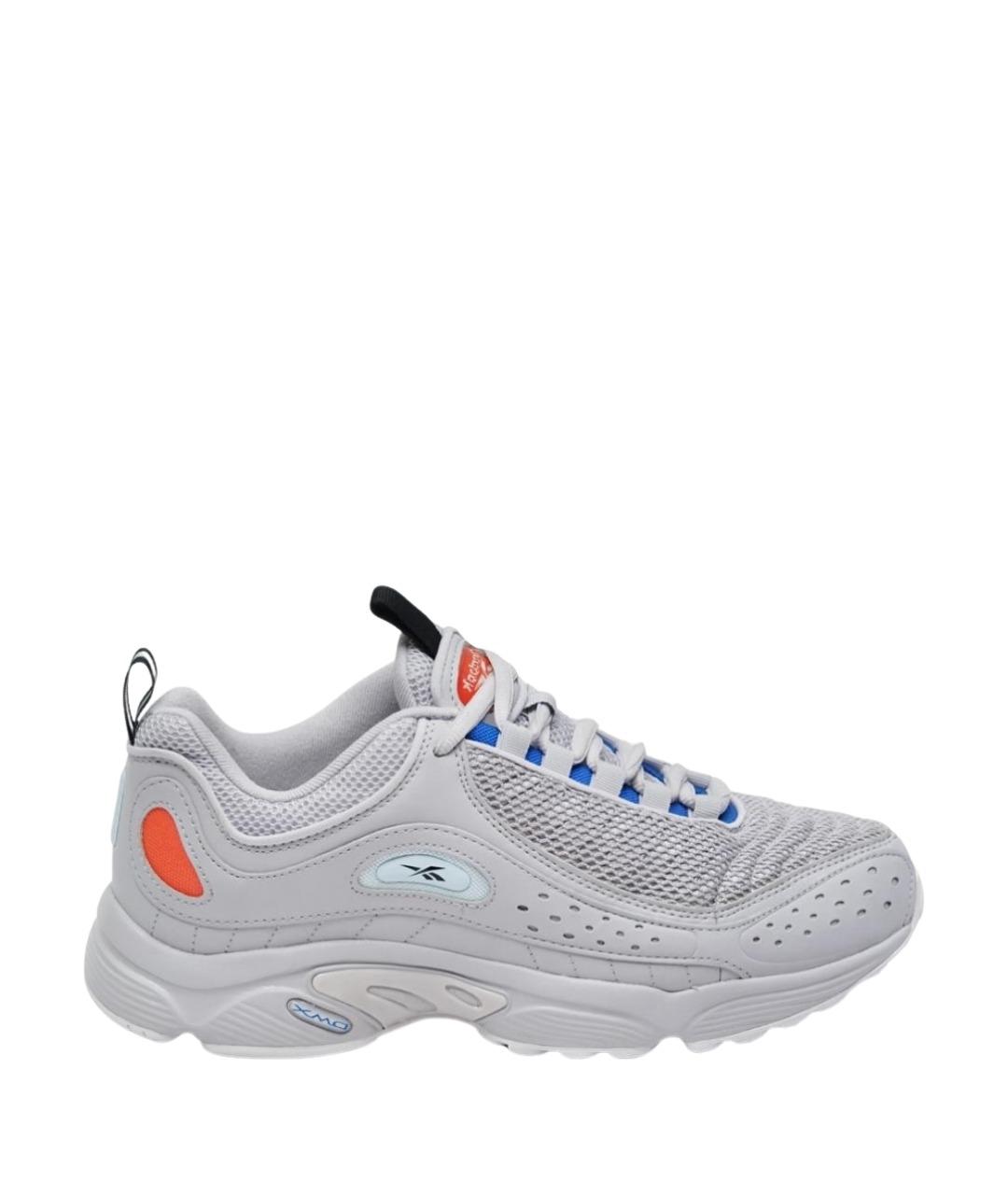 REEBOK Серые текстильные низкие кроссовки / кеды, фото 1