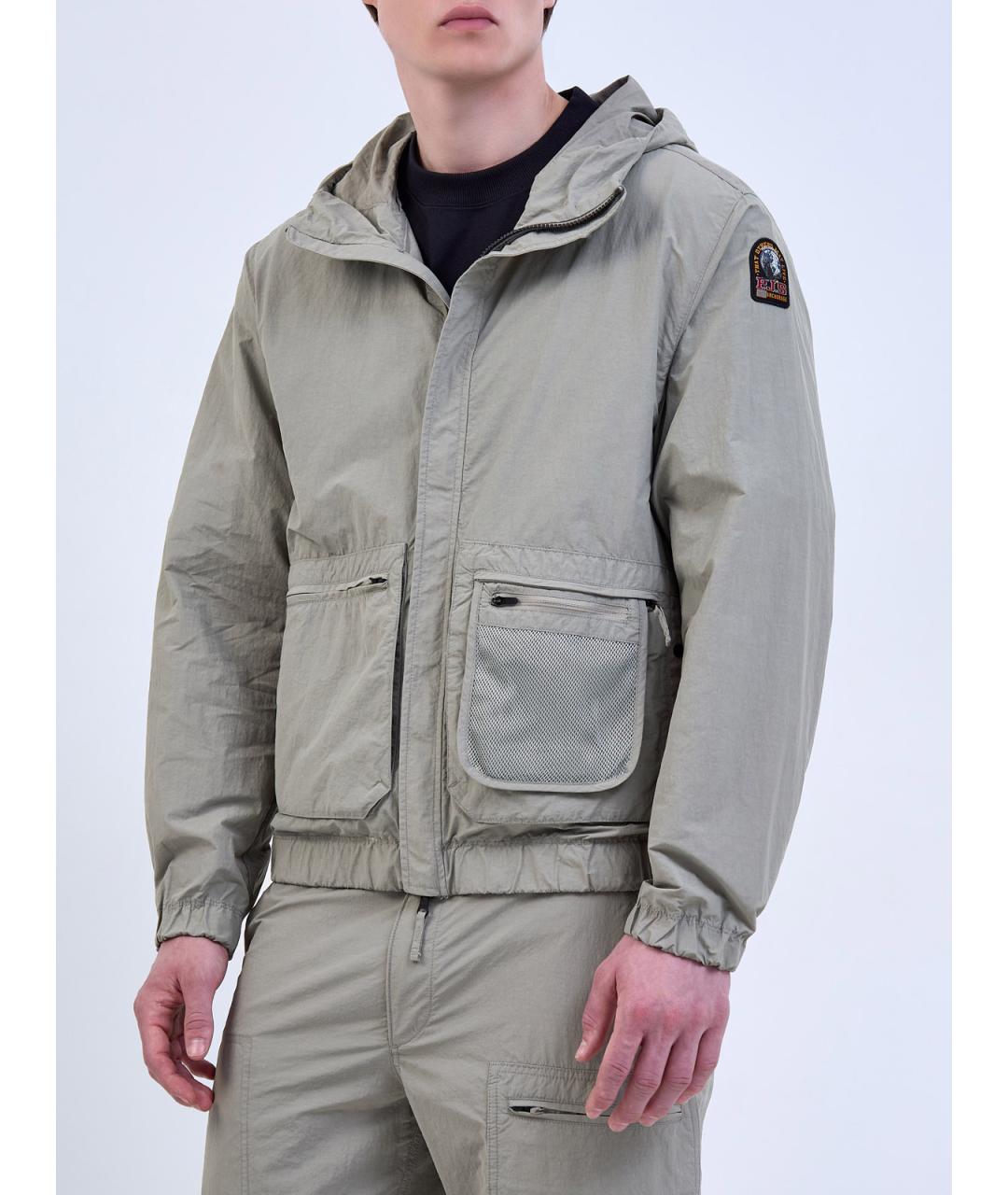 PARAJUMPERS Хаки полиамидовая куртка, фото 3