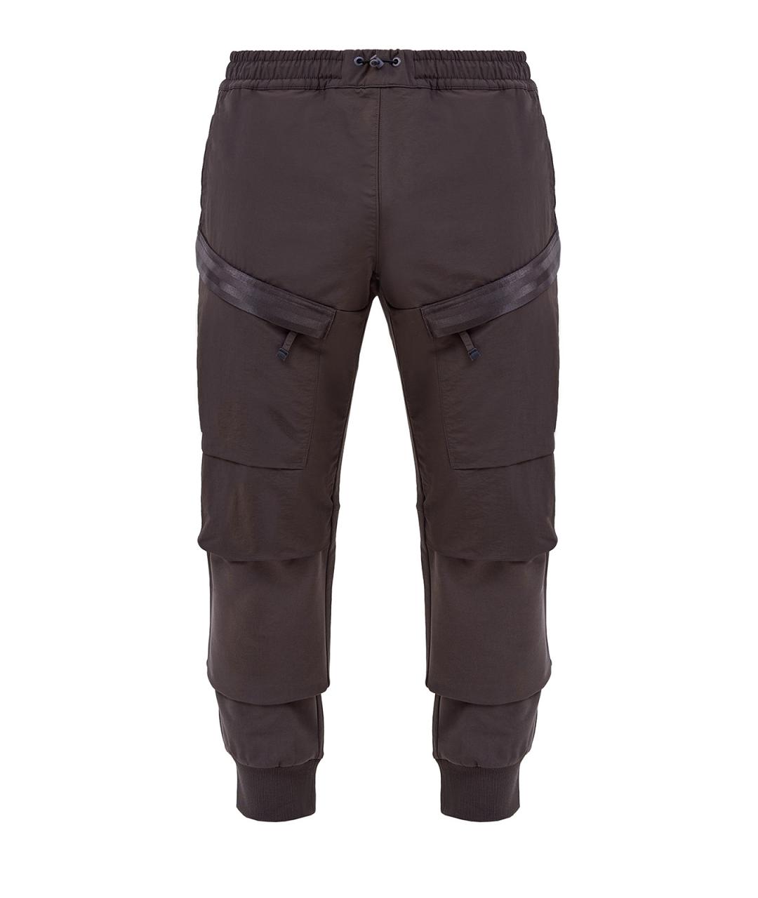 PARAJUMPERS Коричневые полиамидовые повседневные брюки, фото 1