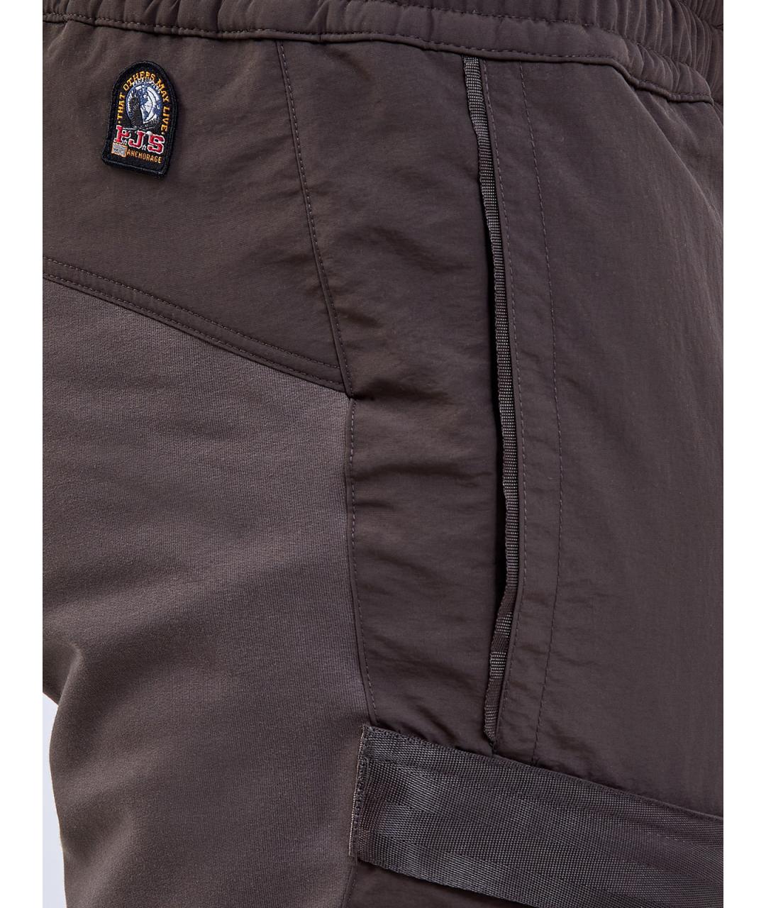 PARAJUMPERS Коричневые полиамидовые повседневные брюки, фото 5