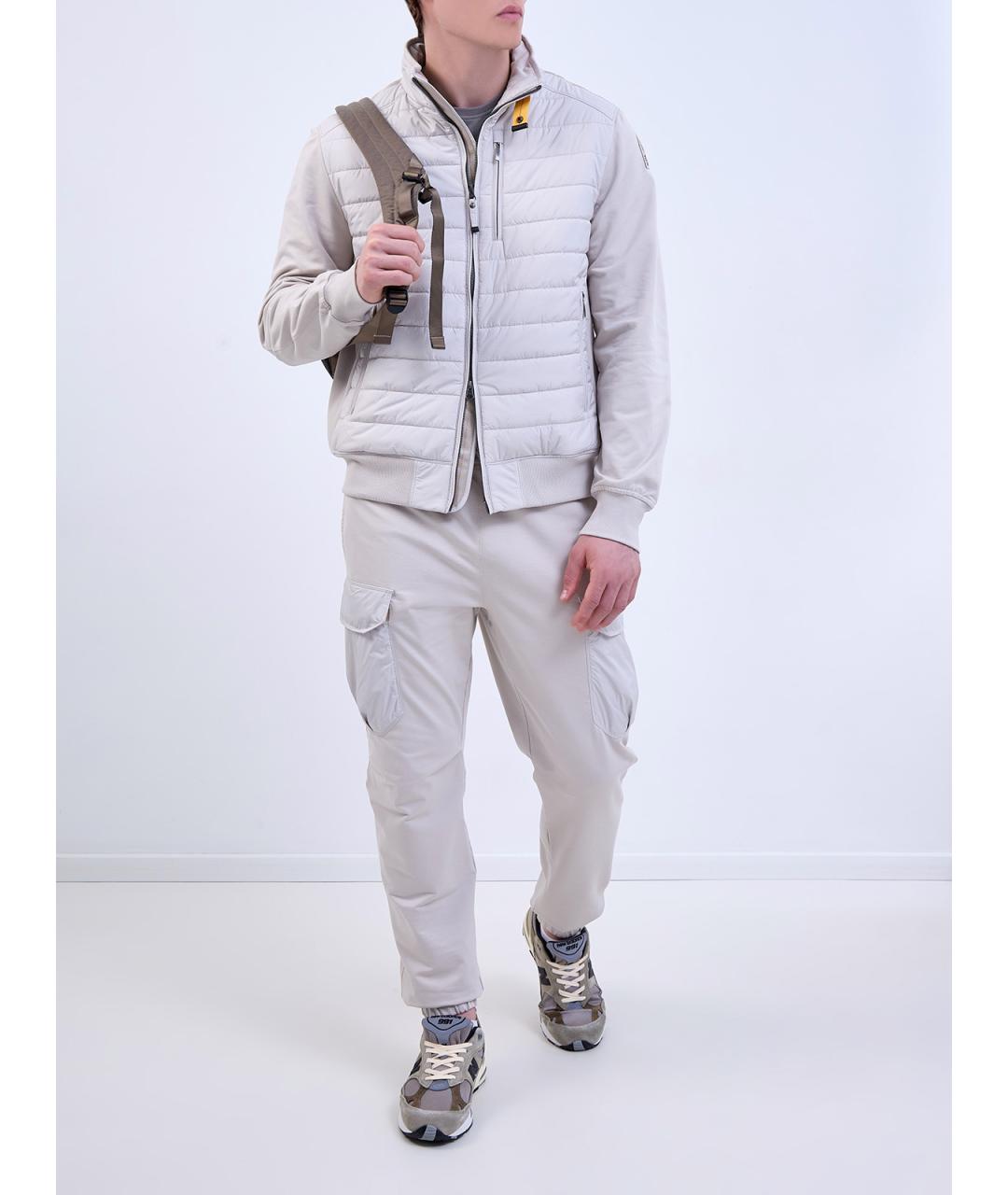 PARAJUMPERS Бежевые хлопковые повседневные брюки, фото 2