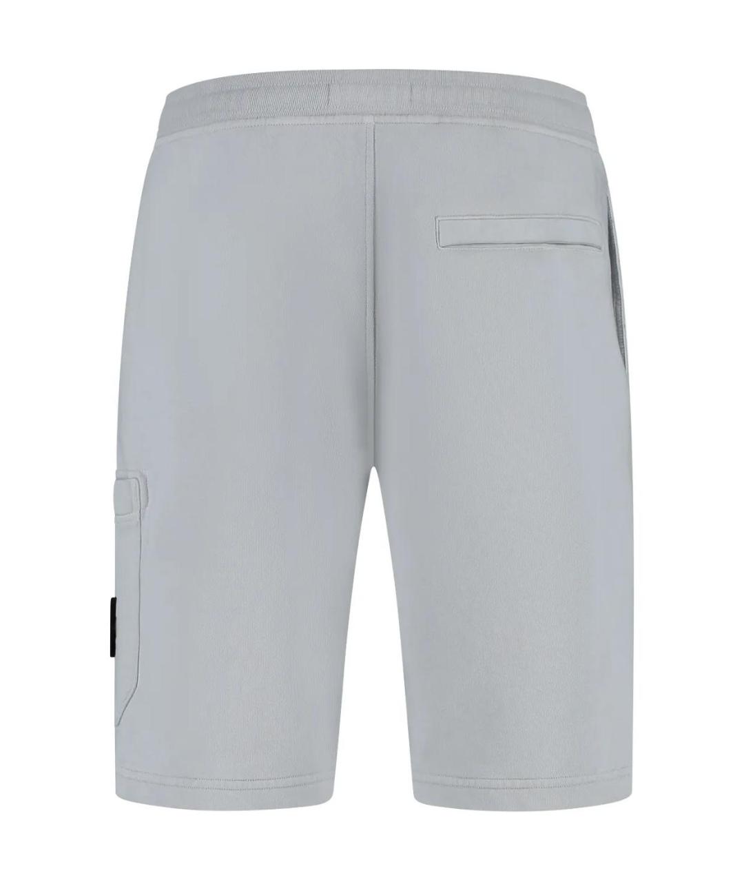 STONE ISLAND Серые шорты, фото 2