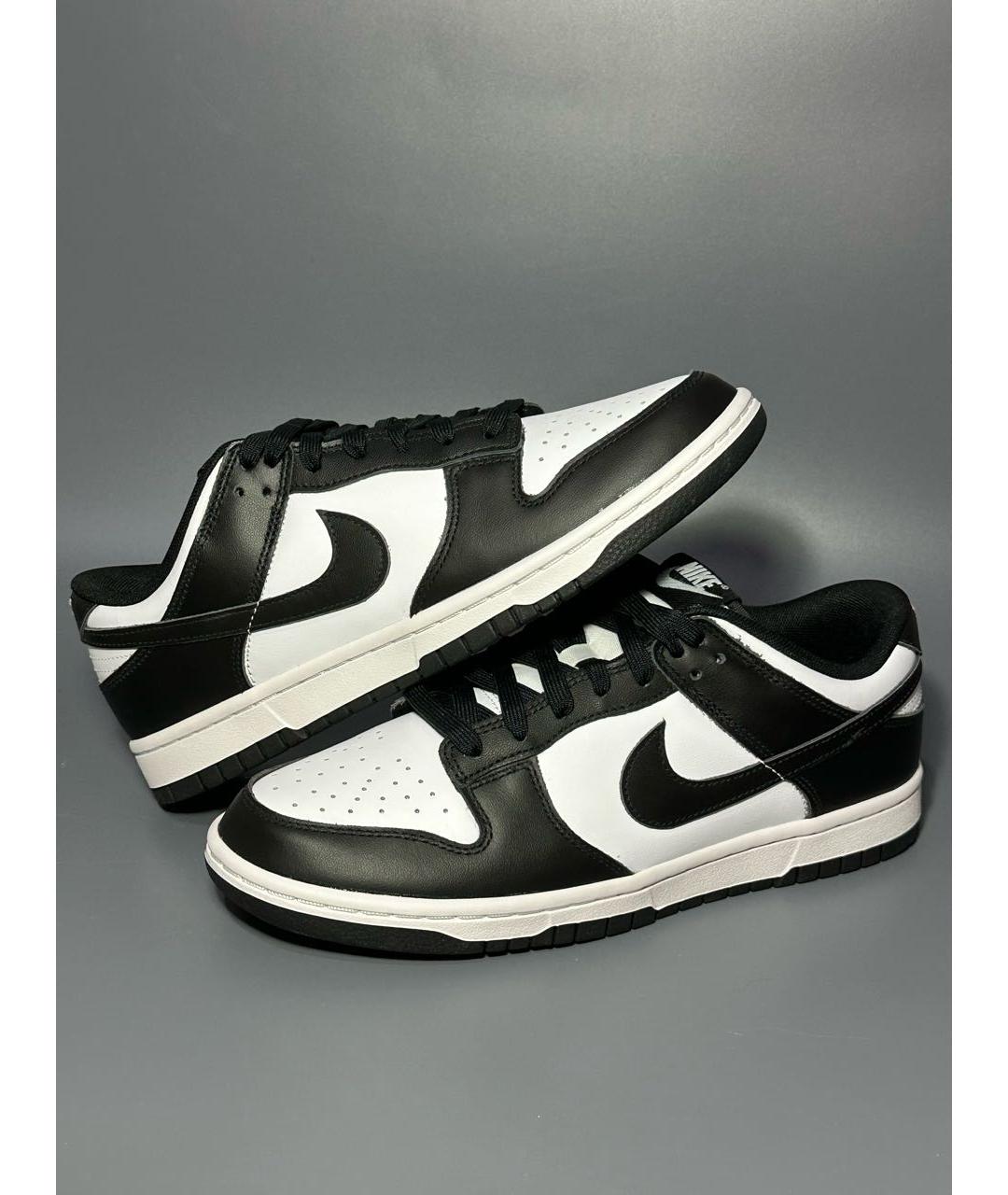 NIKE Черные кожаные кроссовки, фото 8