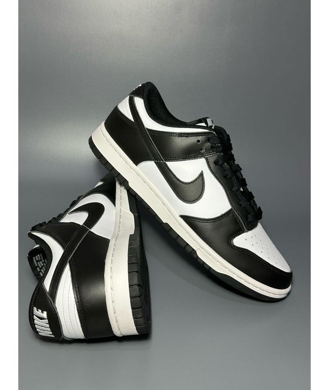 NIKE Черные кожаные кроссовки, фото 5