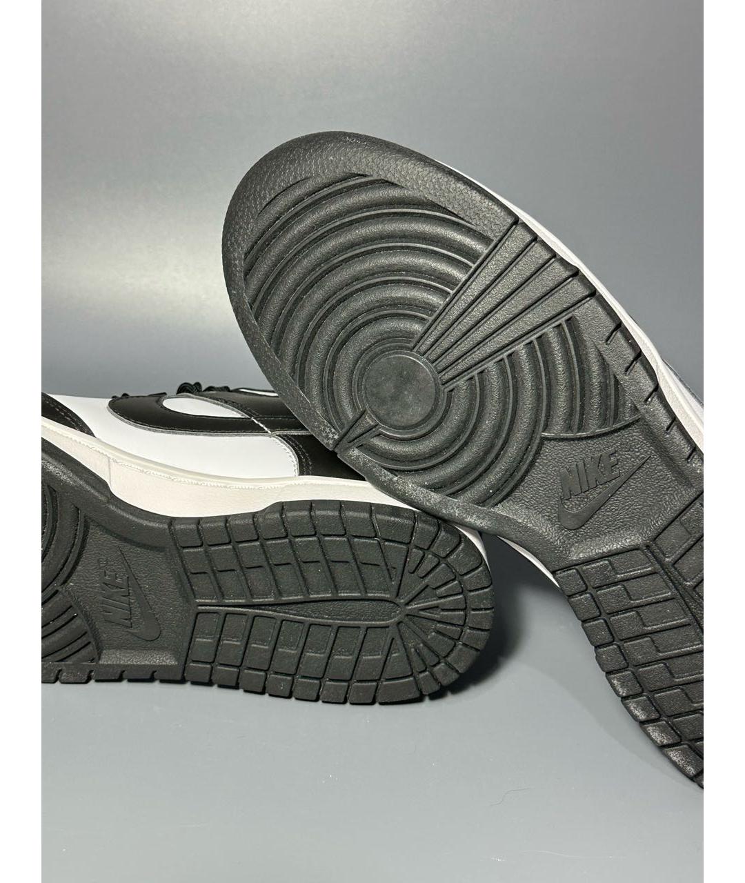 NIKE Черные кожаные кроссовки, фото 6