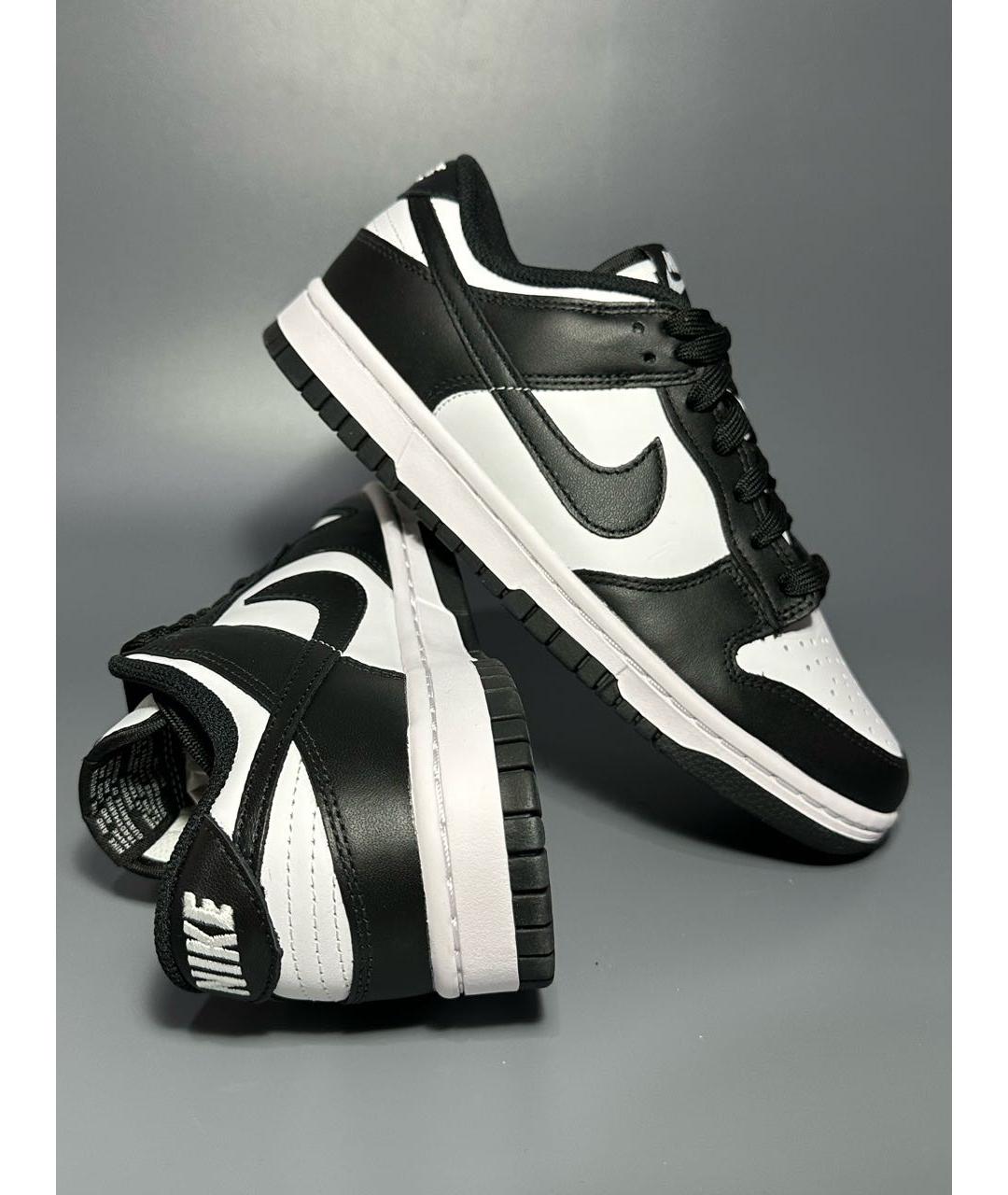 NIKE Черные кожаные кроссовки, фото 6