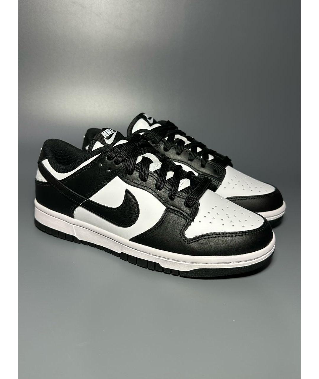 NIKE Черные кожаные кроссовки, фото 5