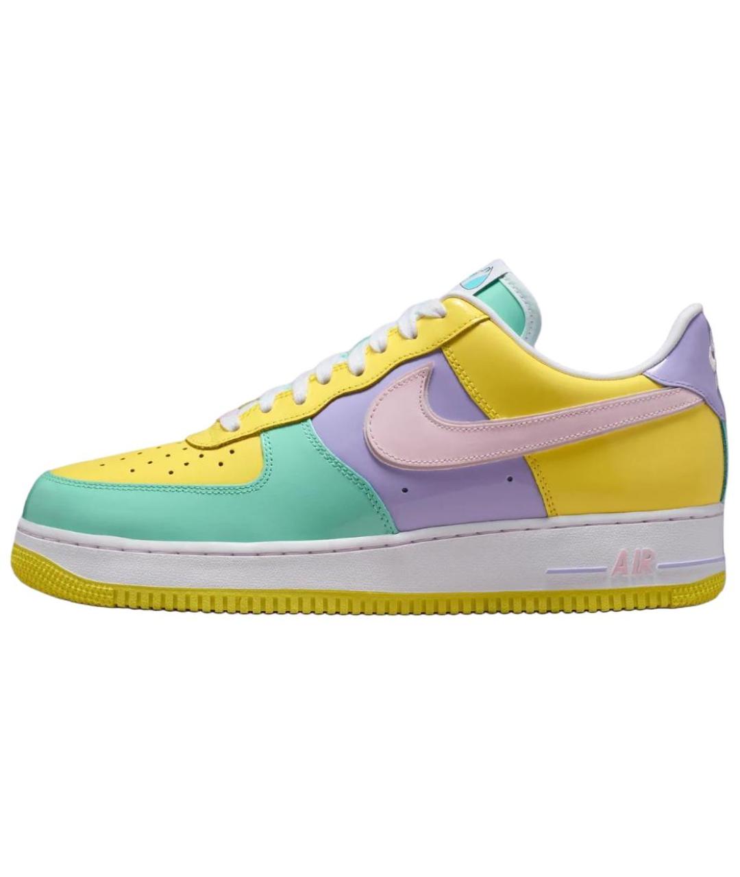 NIKE Желтые кожаные кроссовки, фото 2