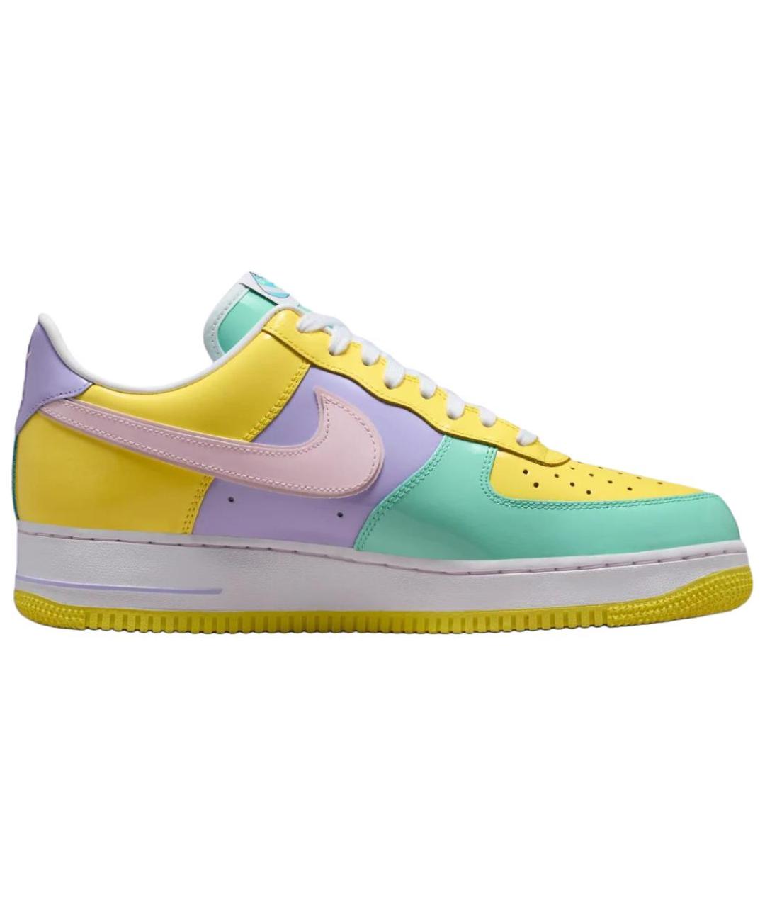 NIKE Желтые кожаные кроссовки, фото 8
