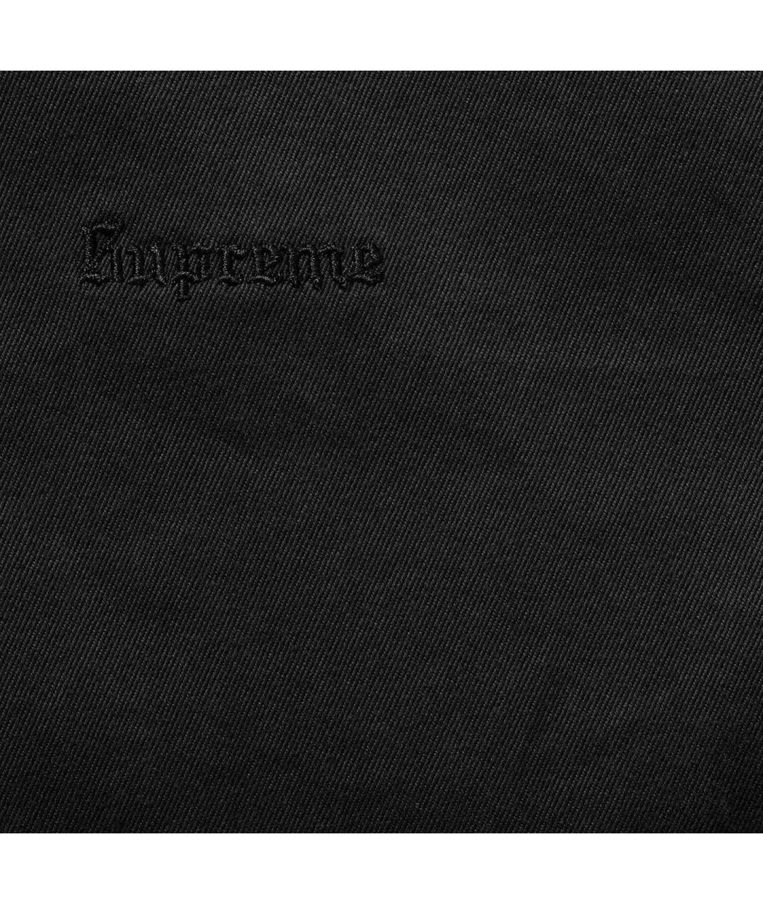 SUPREME Черная куртка, фото 4