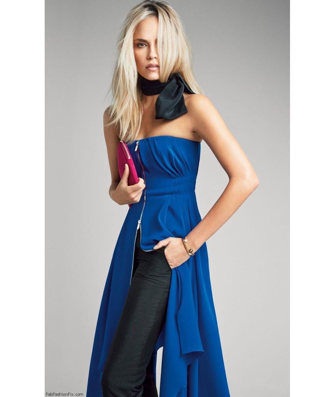 CHRISTIAN DIOR Синее шелковое коктейльное платье, фото 2