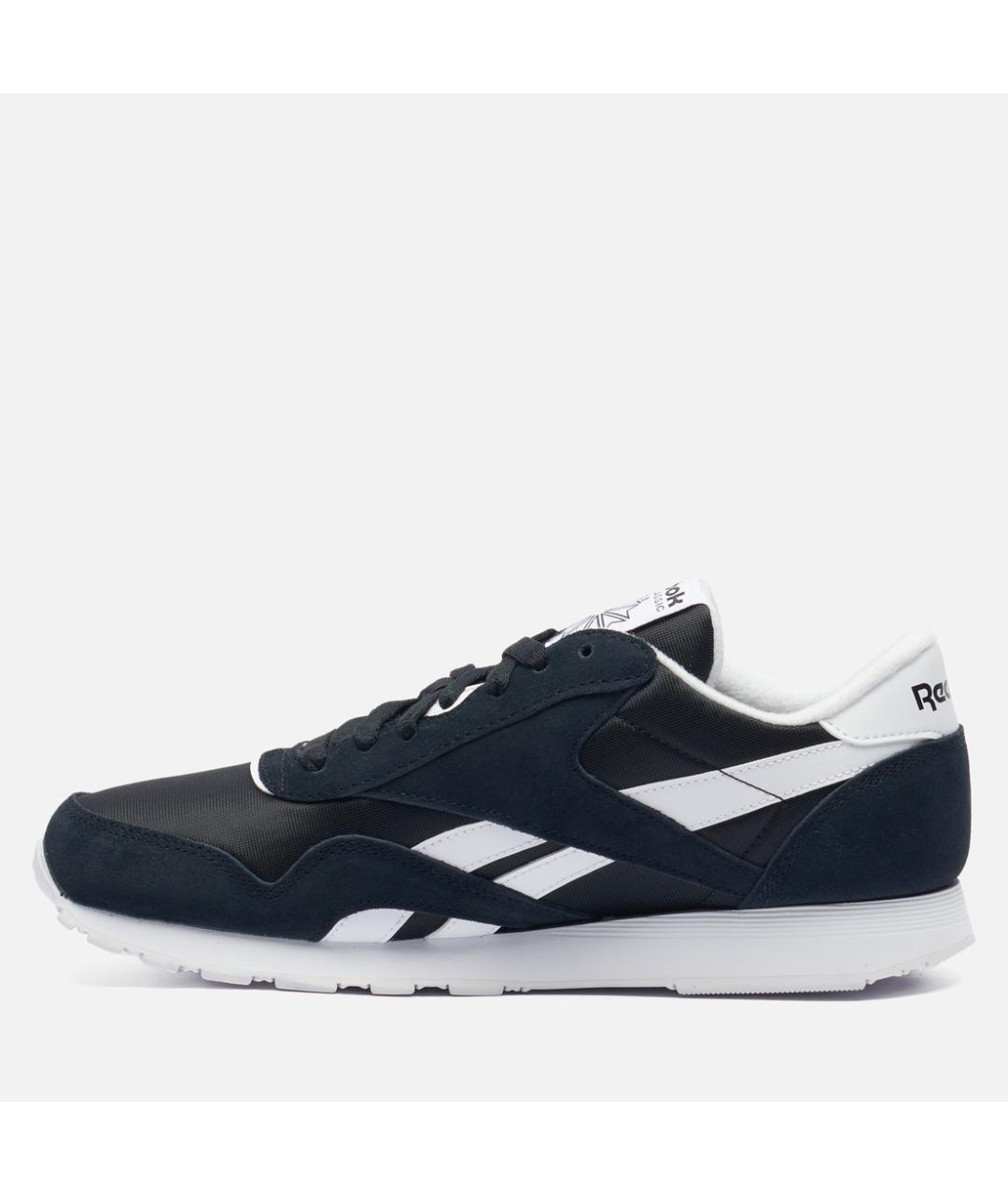 REEBOK Темно-синие замшевые низкие кроссовки / кеды, фото 6