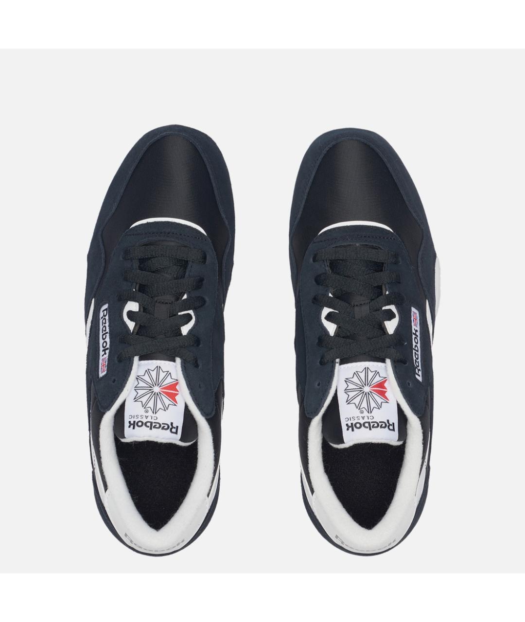 REEBOK Темно-синие замшевые низкие кроссовки / кеды, фото 3