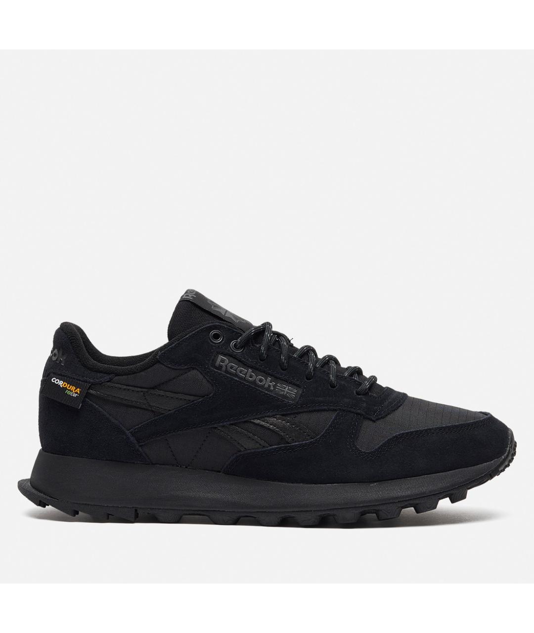 REEBOK Черные замшевые низкие кроссовки / кеды, фото 10