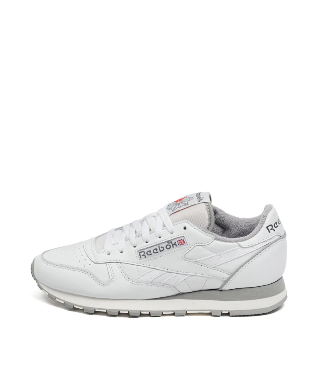REEBOK Белые кожаные низкие кроссовки / кеды, фото 10