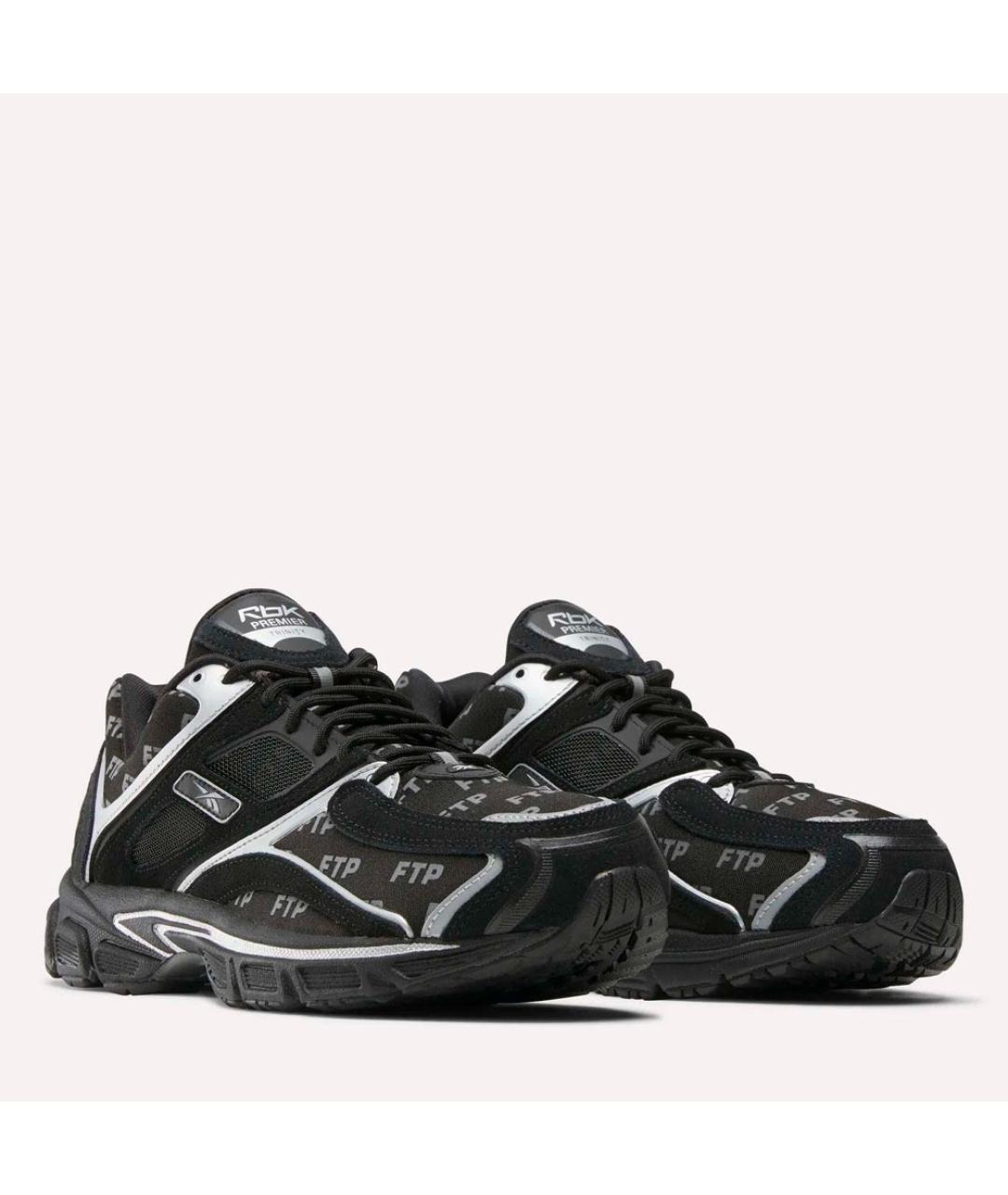 REEBOK Черные низкие кроссовки / кеды, фото 2