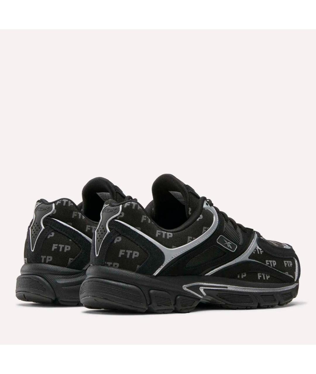 REEBOK Черные низкие кроссовки / кеды, фото 3