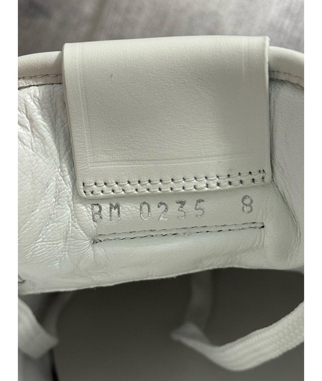 LOUIS VUITTON Белые текстильные низкие кроссовки / кеды, фото 5