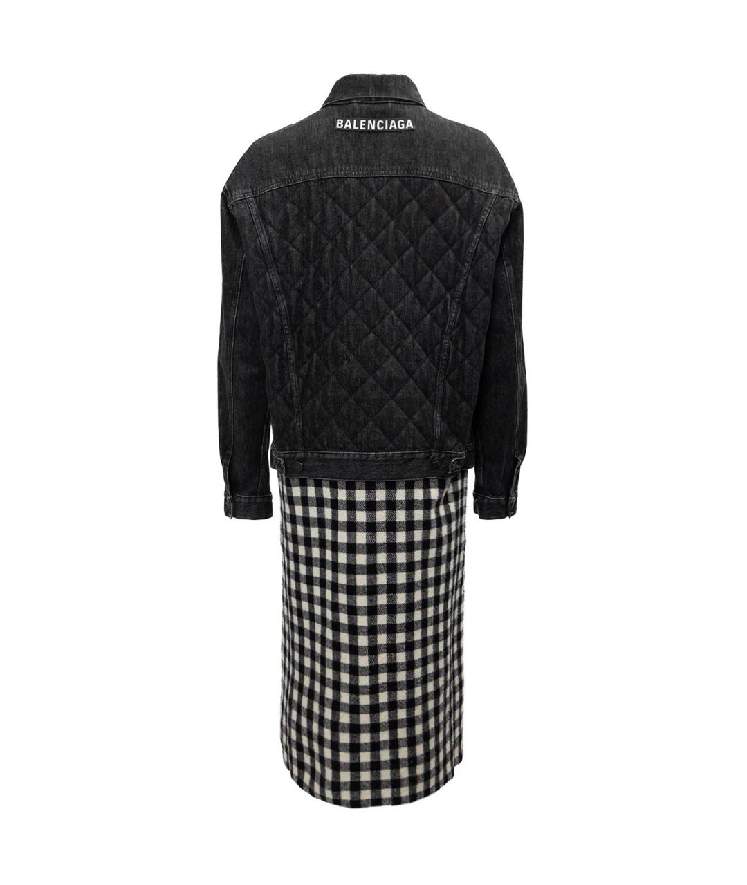 BALENCIAGA Серое хлопковое пальто, фото 2