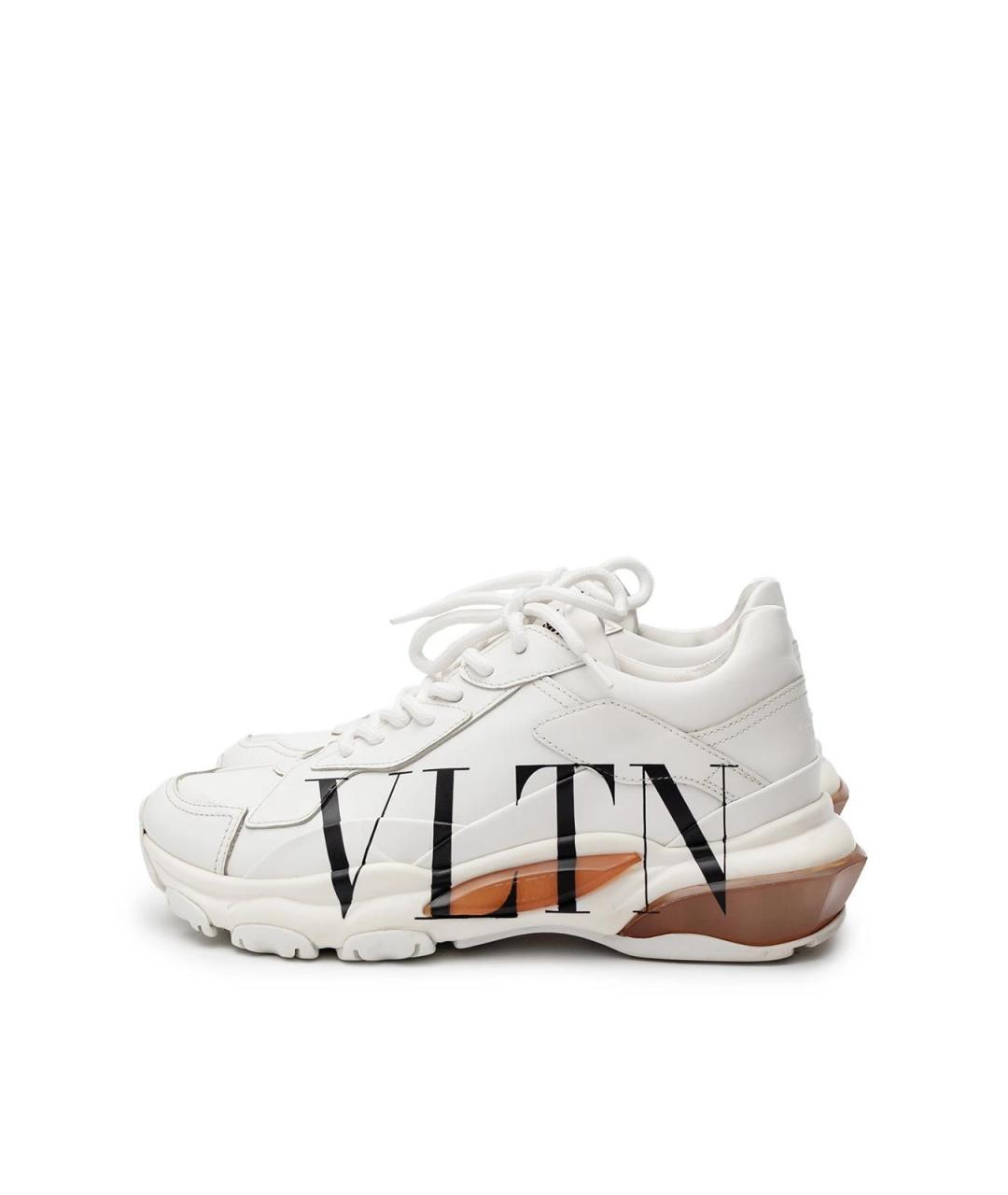 VALENTINO Белые кожаные кроссовки, фото 5