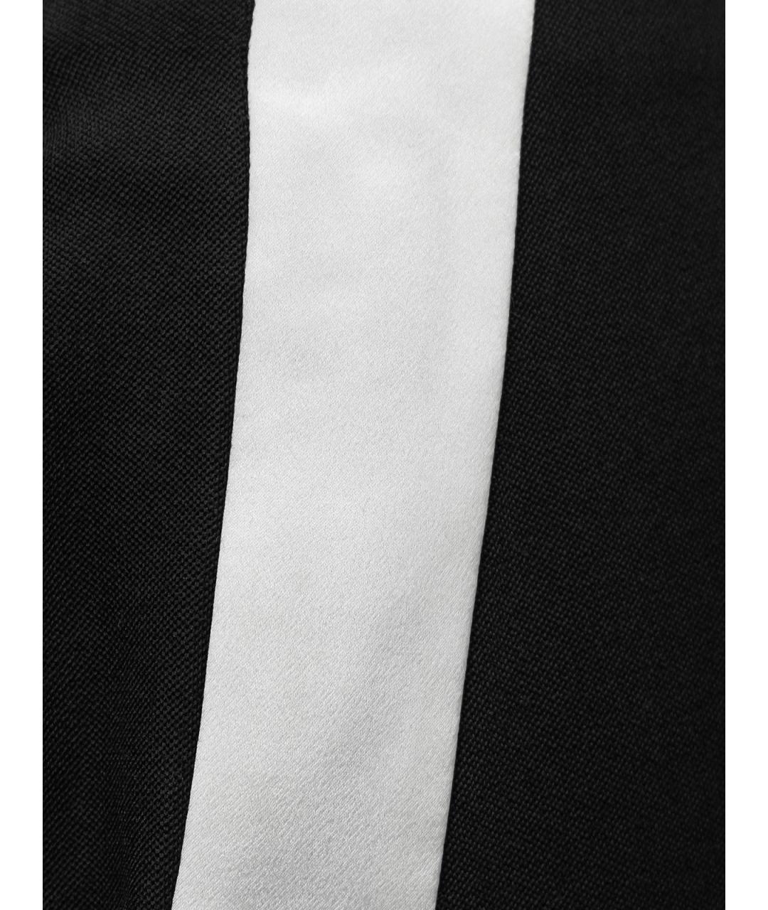 BURBERRY Черные шерстяные прямые брюки, фото 3