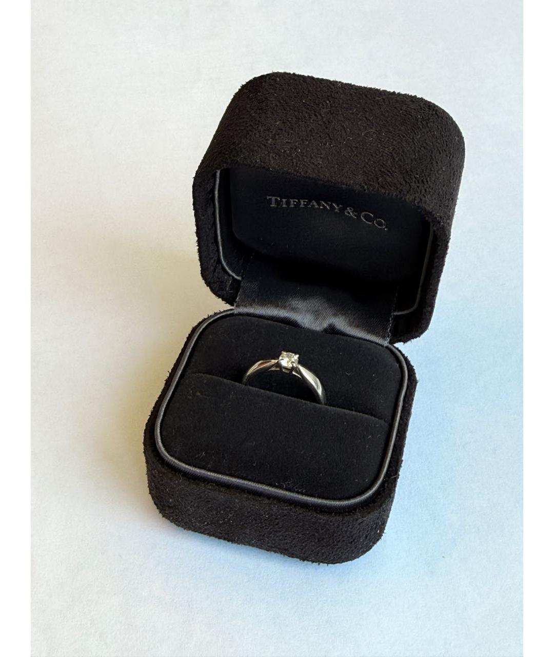 TIFFANY&CO Серебряное платиновое кольцо, фото 2