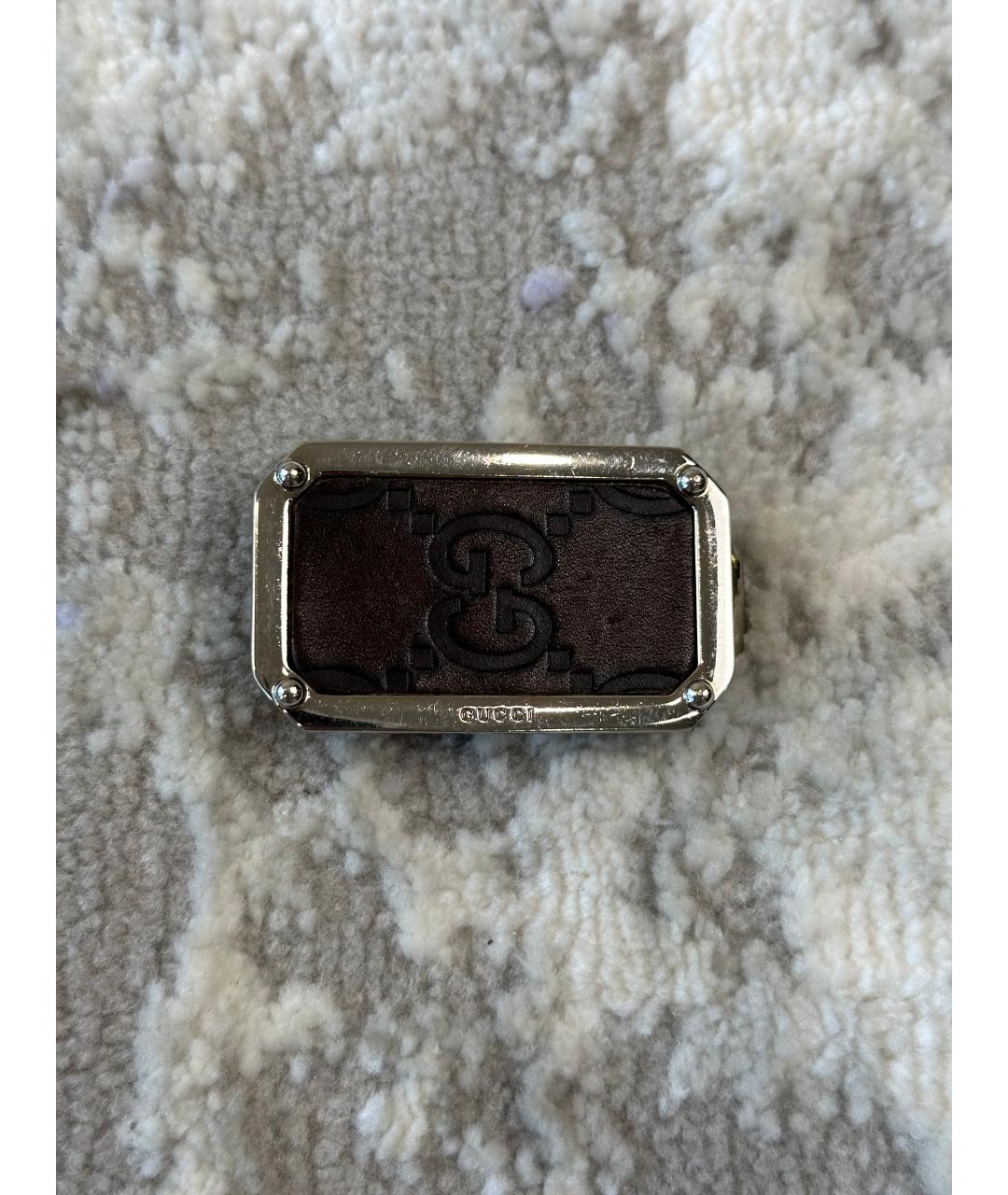 GUCCI Коричневый кожаный кошелек, фото 4