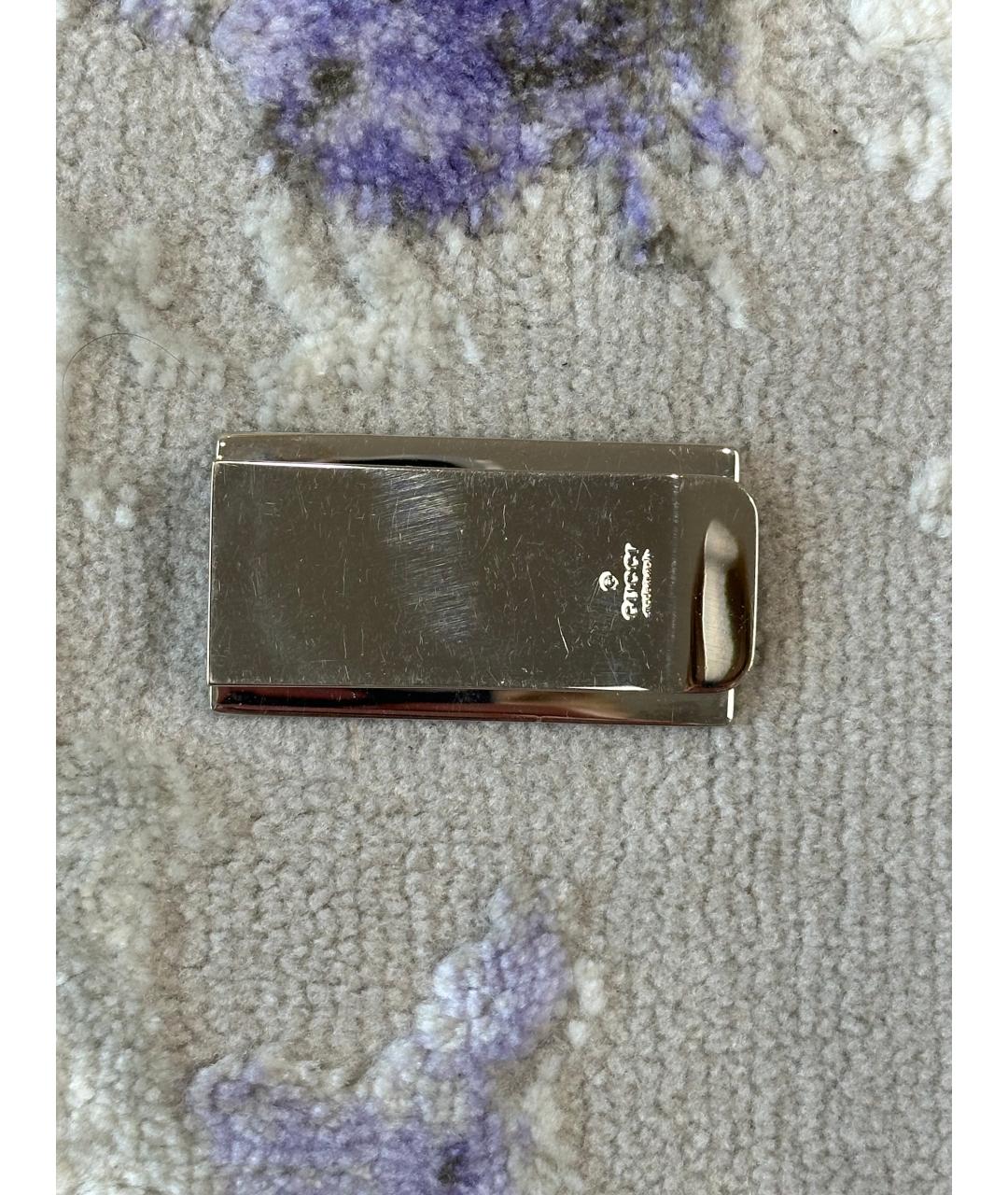 GUCCI Черный кошелек из экзотической кожи, фото 2