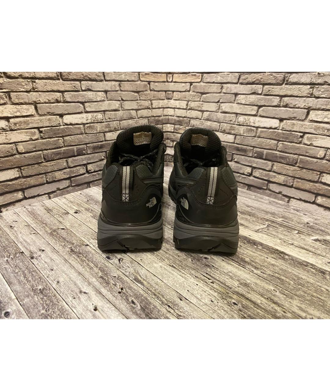 THE NORTH FACE Черные синтетические низкие кроссовки / кеды, фото 3