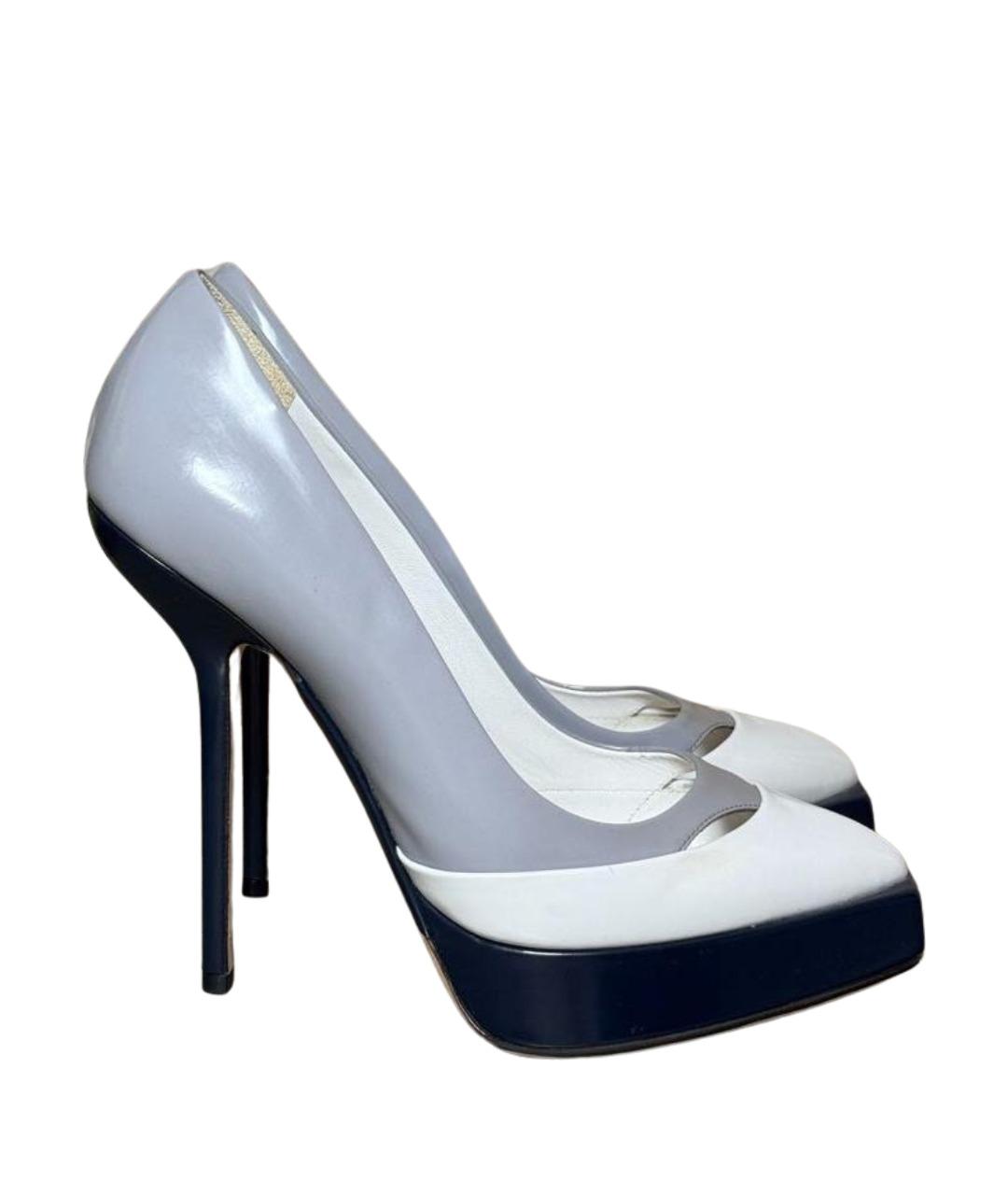 CHRISTIAN DIOR Серые кожаные туфли, фото 1