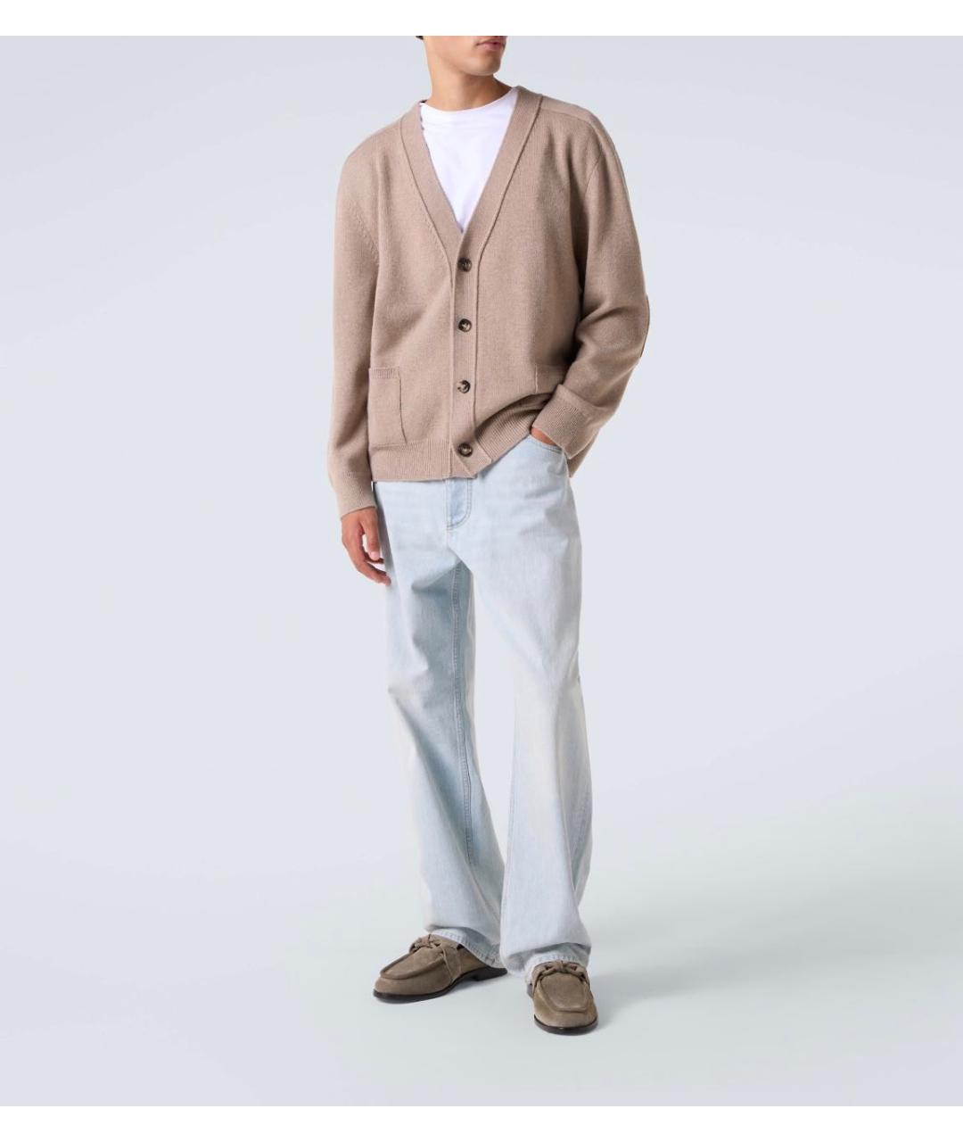 BOTTEGA VENETA Хаки замшевые лоферы, фото 8