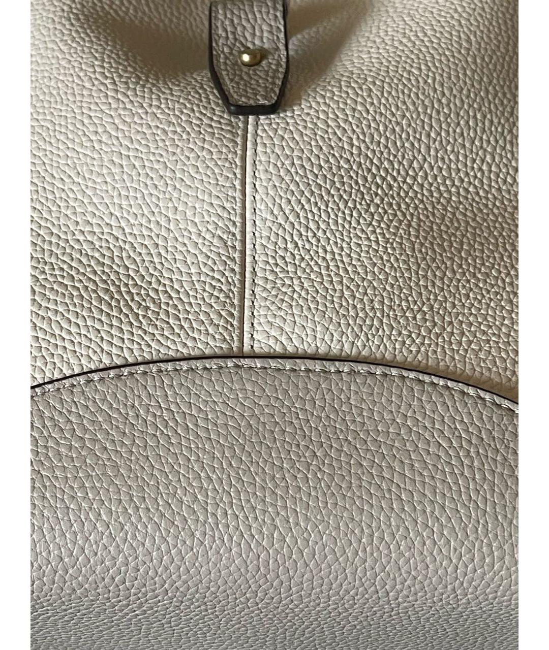 KATE SPADE Белая кожаная сумка тоут, фото 4