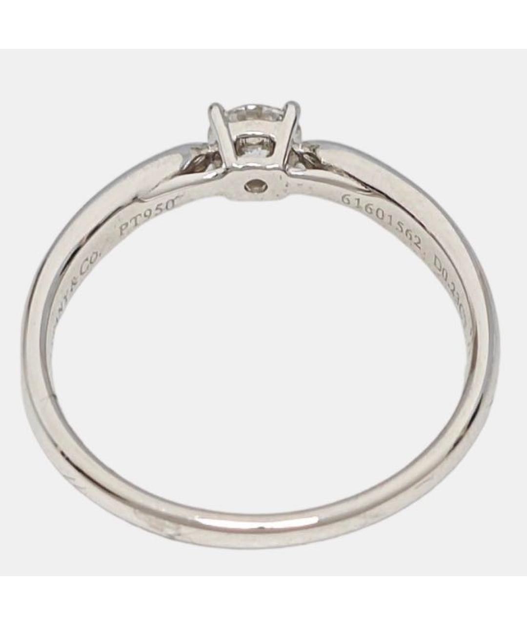 TIFFANY&CO Серебряное платиновое кольцо, фото 3