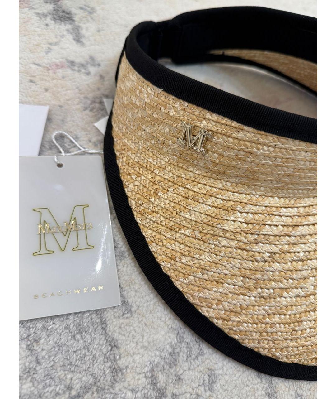MAX MARA Бежевая кепка, фото 4