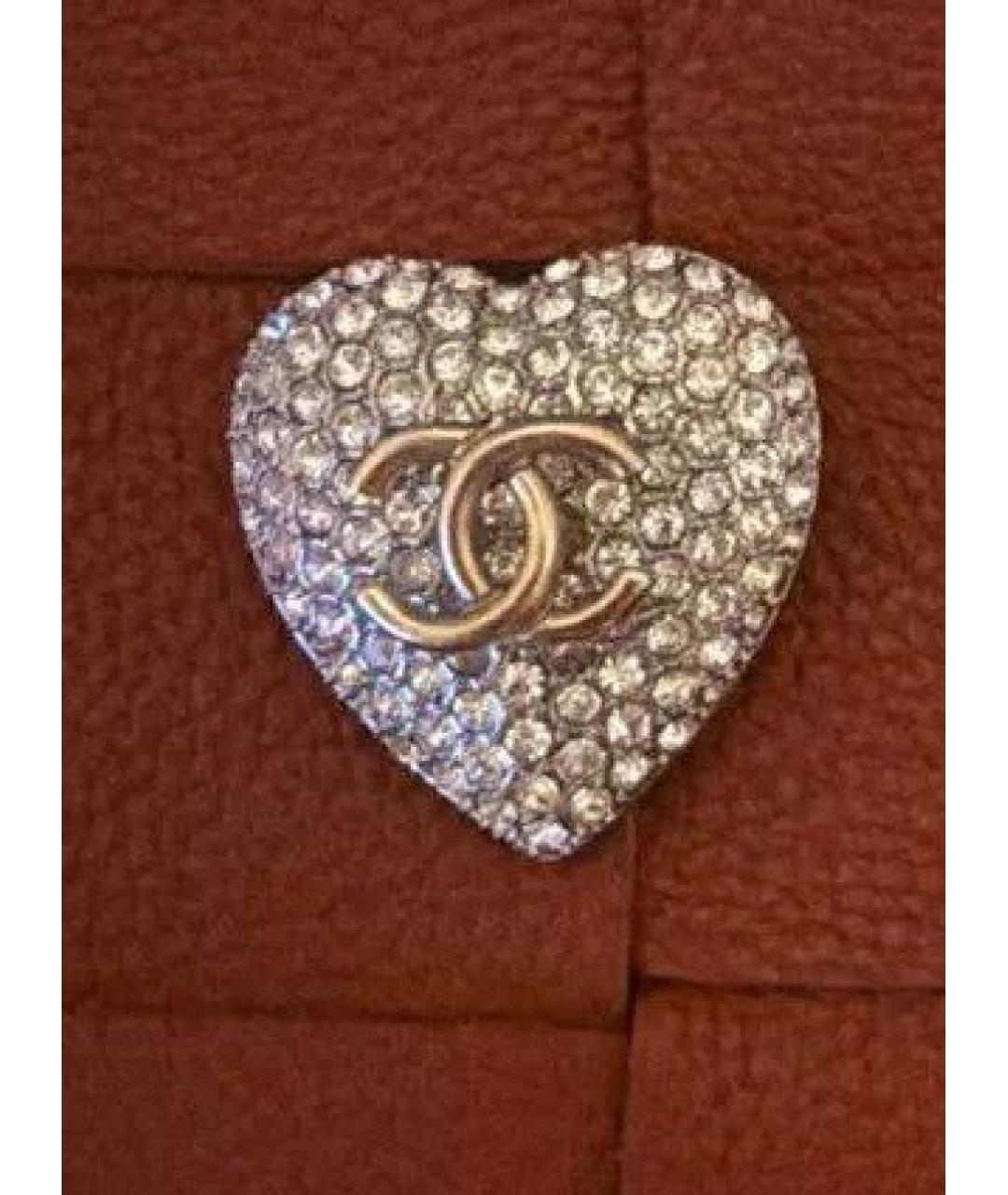 CHANEL Серебряная металлическая булавка / брошь, фото 4
