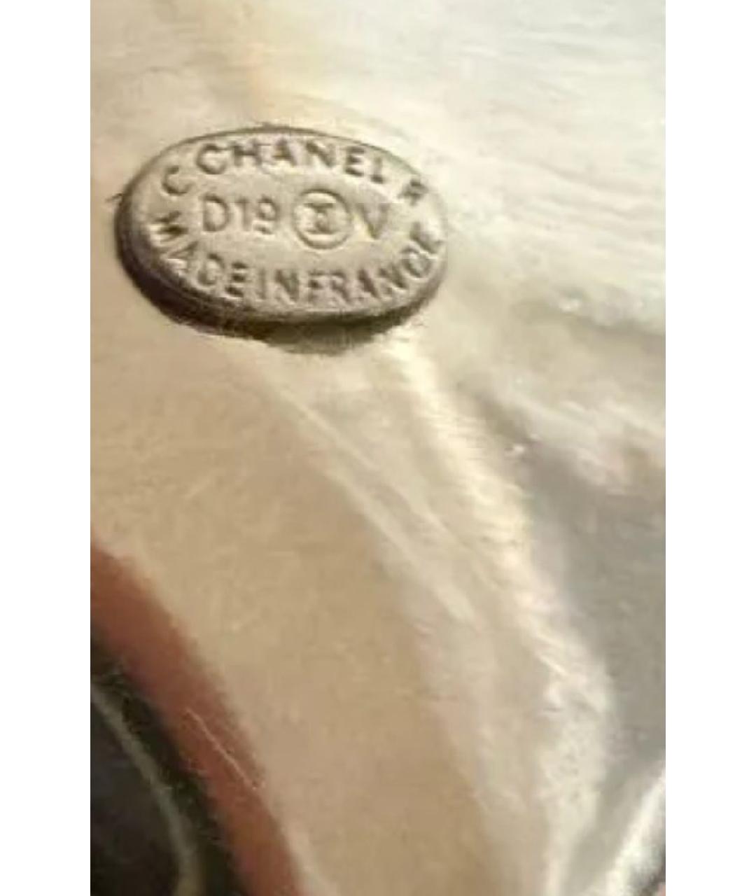 CHANEL Серебряная металлическая булавка / брошь, фото 3