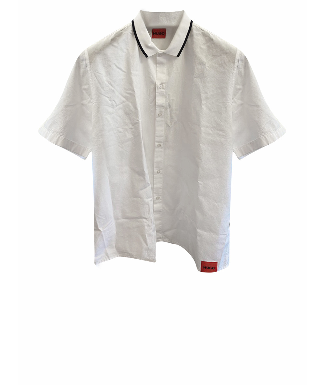 HUGO BOSS Белая хлопковая кэжуал рубашка, фото 1
