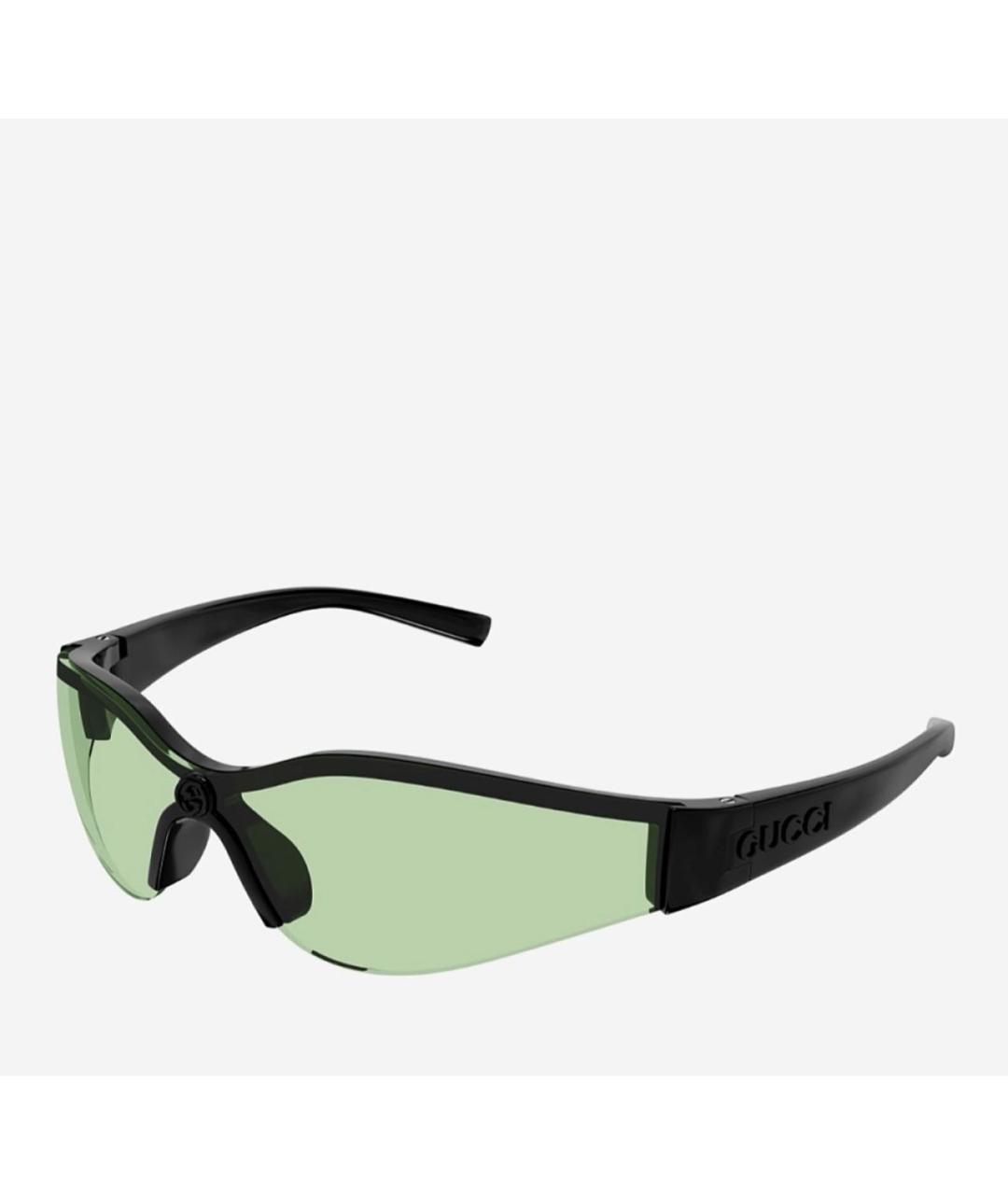 GUCCI Зеленые пластиковые солнцезащитные очки, фото 2