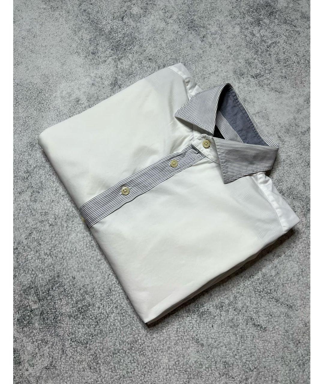 CORNELIANI Белая хлопковая классическая рубашка, фото 2