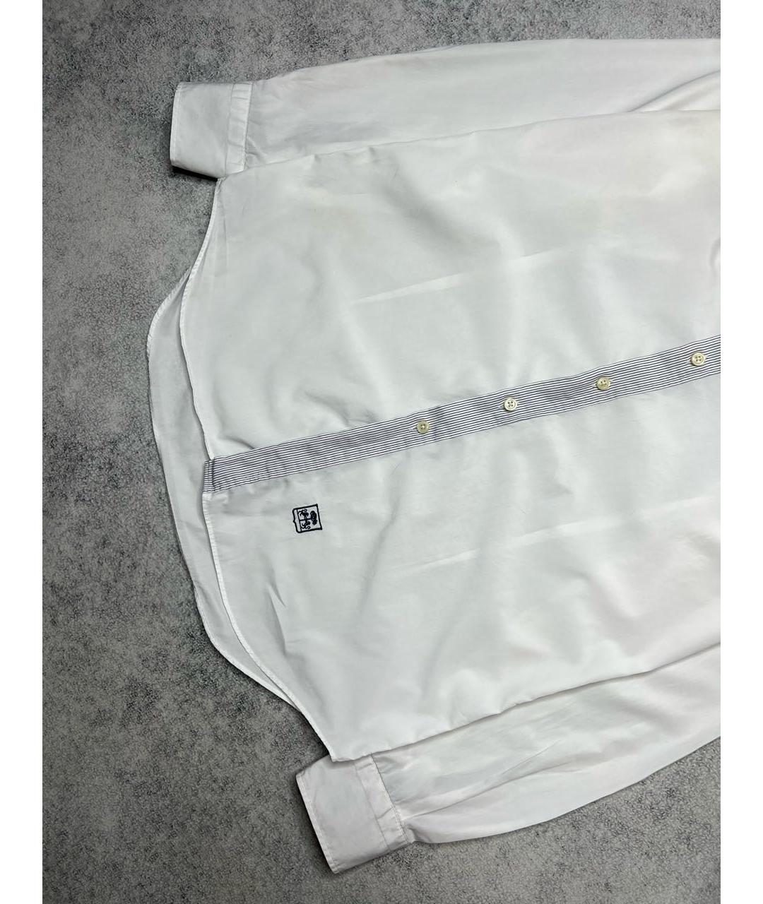 CORNELIANI Белая хлопковая классическая рубашка, фото 4