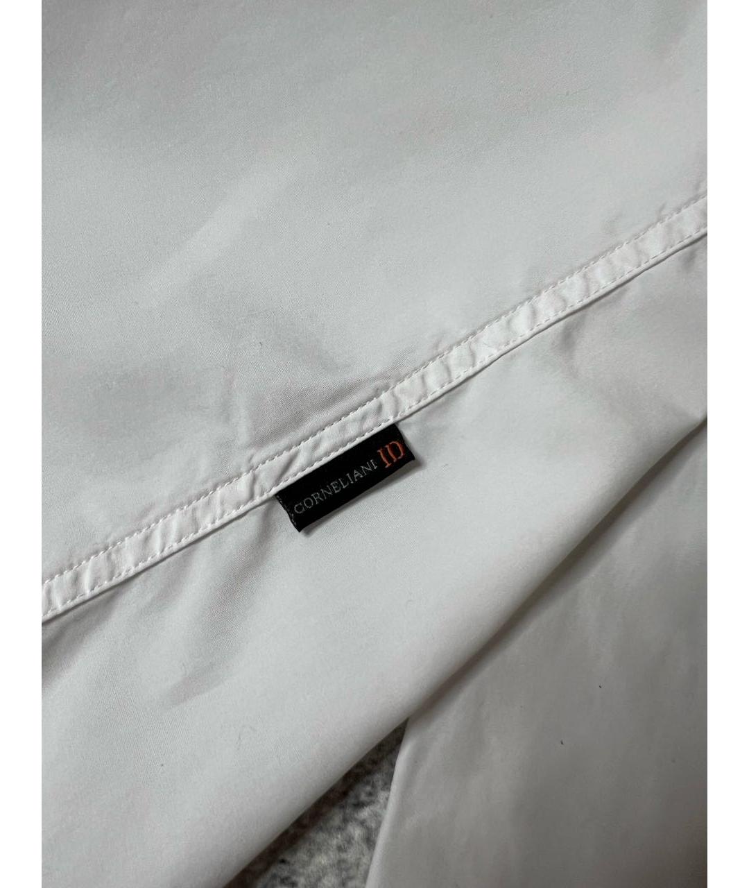 CORNELIANI Белая хлопковая классическая рубашка, фото 8