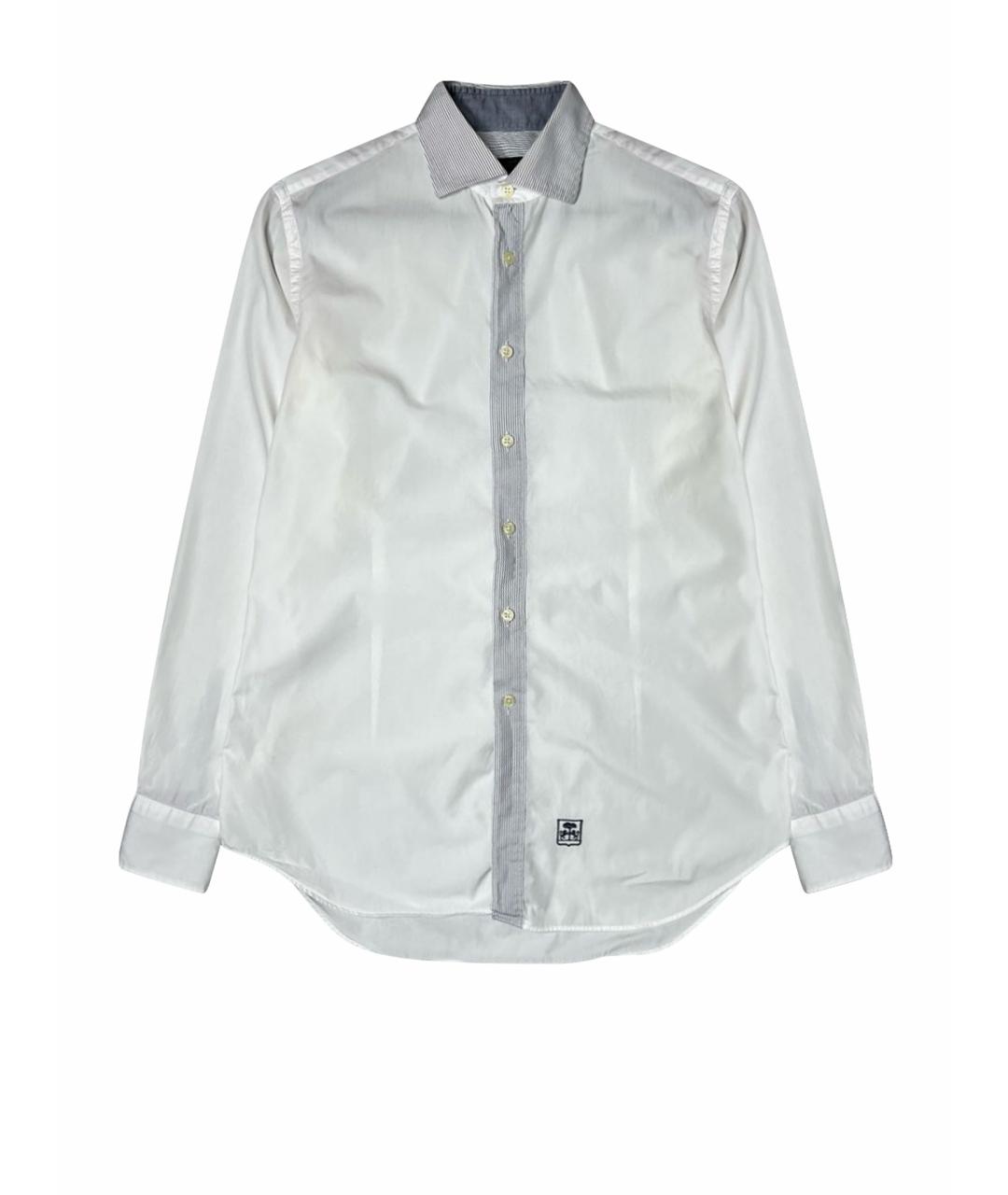 CORNELIANI Белая хлопковая классическая рубашка, фото 1