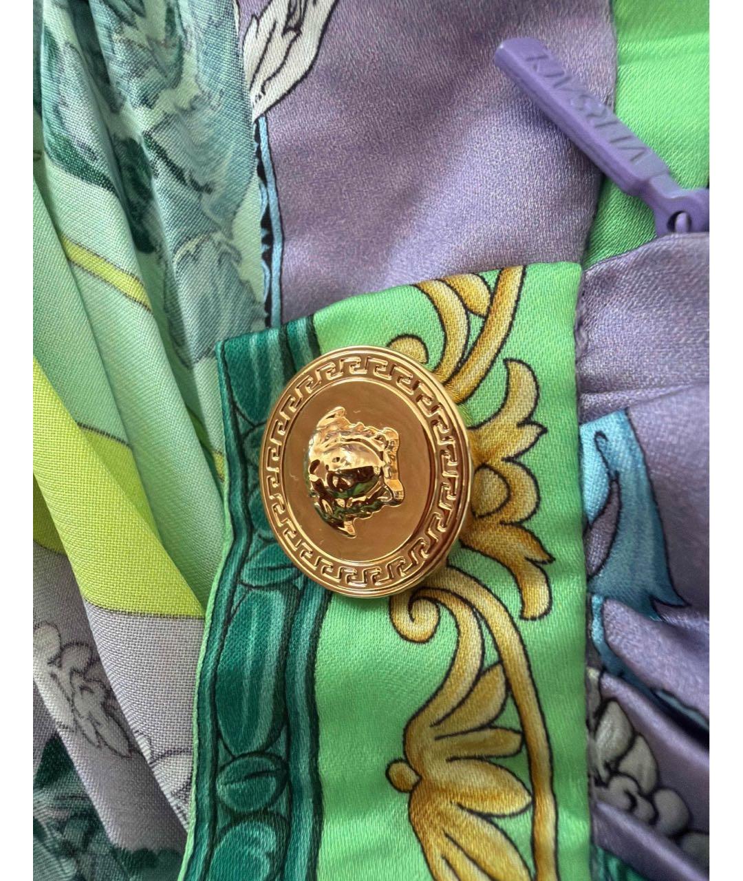 VERSACE Полиэстеровая юбка миди, фото 4